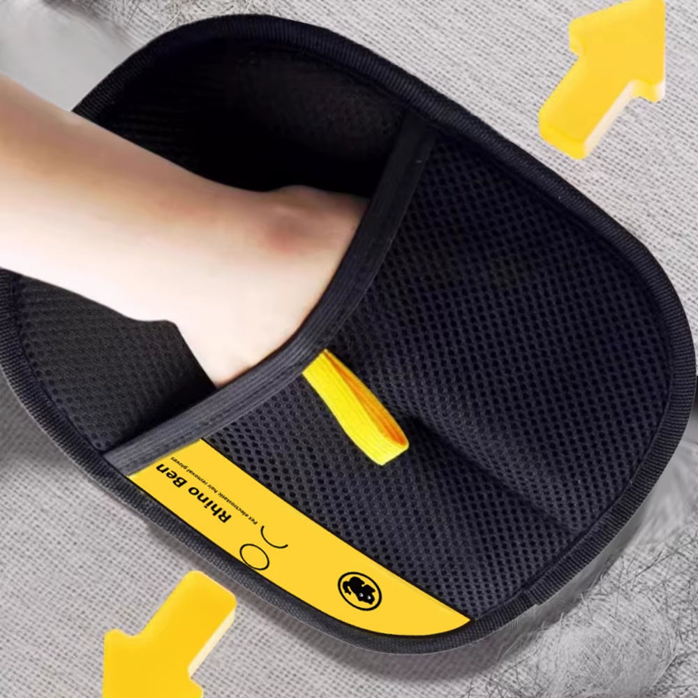 New Pet Grooming Gloves Static Dedusting Brush Pet Hair Remover Brush Removing Dog Cat Hair from Sofa Carpet Clothes