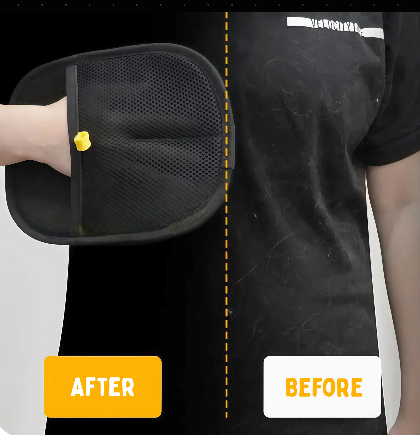 Pet Grooming Gloves – Remove Cat & Dog Hair Easily from Furniture